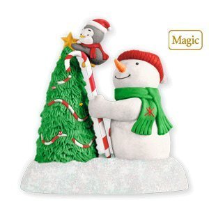 2010 hallmark plush snowman