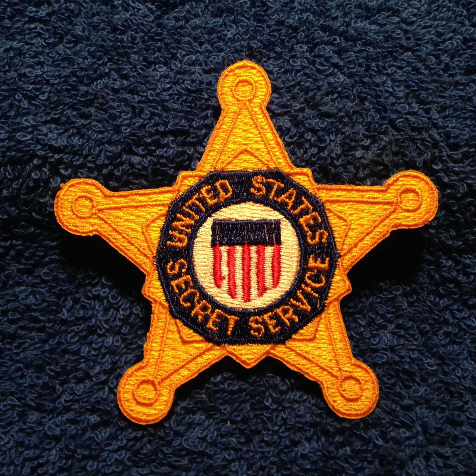 Usss Us Secret Service Badge Patch Lapd Sheriff Fbi Police Federal